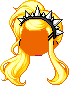Roxxy Hair Mod - Black, blonde