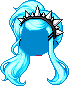 Roxxy Hair Mod - Black, blue