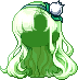 Rhea Hair Mod - Black, green
