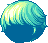 Black Milk Tea Hair, green