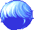 Black Milk Tea Hair, blue