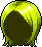 Black Squeaky Clean Hair, green