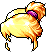 Black Sun-Faded Pony Hair, blonde