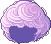 Long Artist's Hair, purple