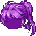 Black Free Hair, purple