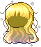 Black Prim Air Hair, blonde