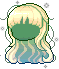 Black Prim Air Hair, green