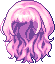 Black Carmen Hair, purple