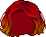 Dark Night Hair, red