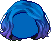 Dark Night Hair, blue