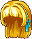Black Yuna Hair, blonde