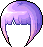 Cute Kanna Bob (Black), purple