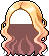 Black Romantic Girl Hair, brown