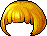 Black Pageboy Hair, blonde