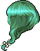 Black Lady Blair Hair, green