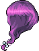 Black Lady Blair Hair, purple