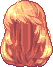 Black Elf Queen Hair, orange