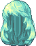 Black Elf Queen Hair, green