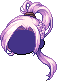 Polearm Warrior Hair, purple