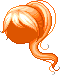 Innocent Ponytail Hair, orange