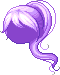 Innocent Ponytail Hair, purple