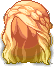 Black Wavy Goddess Hair, orange
