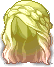 Black Wavy Goddess Hair, green