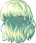 Black Forgotten Hero Hair, green