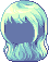 Black Phantom Hair, green