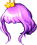 Princess of Tears Hair, purple
