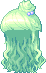 Black Lovely Hair, green