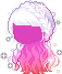 Dazzling Hair, red