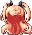 Black Harin Hair, orange