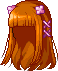 Takeno Konoko Hair, orange