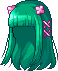 Takeno Konoko Hair, green