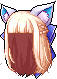 Black Izuna Hair, orange