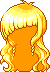 Black Artsy Long Hair, blonde