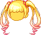 Black Goth Idol Hair, blonde