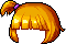 Black Yorozu Hair, orange