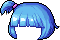 Black Yorozu Hair, blue