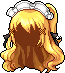 Black Mont Blanc Hair, blonde