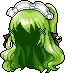 Black Mont Blanc Hair, green