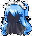 Black Mont Blanc Hair, blue