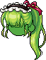 Black Pie Hair, green