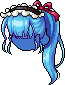 Black Pie Hair, blue