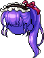 Black Pie Hair, purple