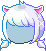 Mouse-girl Hair, blue