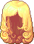 Elegant Knee-length Hair, blonde