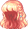 Long Wavy Unibraid Hair, orange