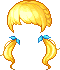 Black Double French Braids, blonde